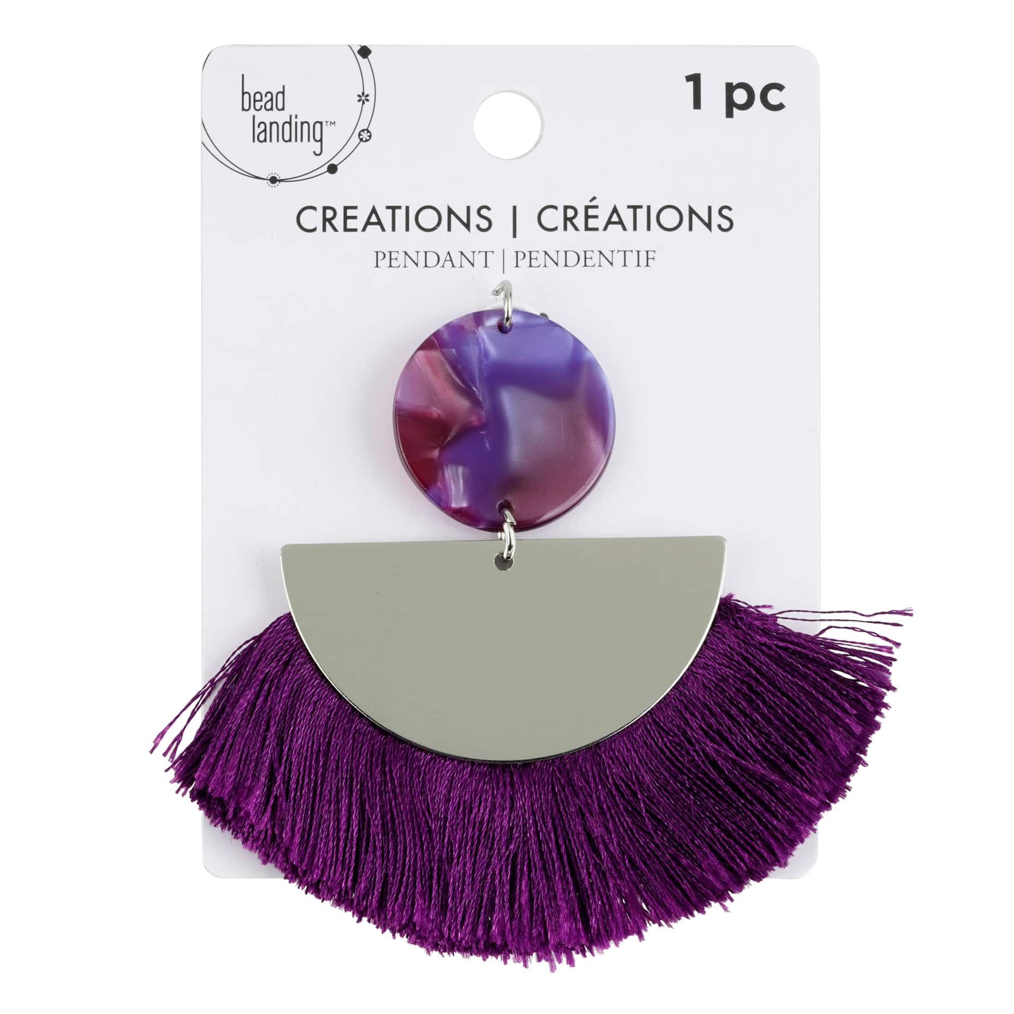 Creations Fan Tassel Pendants by Bead Landing